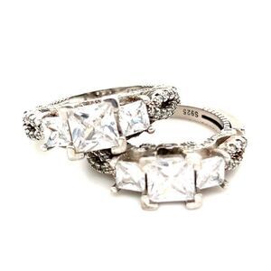 2 Princess Engagement Rings